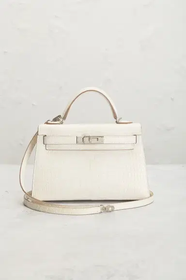 HERMÈS Matte Alligator Kelly 20 Sellier Handbag | Thumbnail 2 HERMÈS Matte Alligator Kelly 20 Sellier Handbag | Thumbnail 2