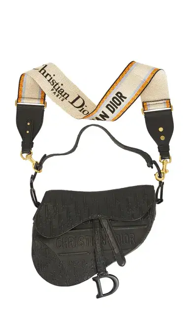 FWRD Renew Dior Oblique Embossed Saddle Bag | Thumbnail 9 FWRD Renew Dior Oblique Embossed Saddle Bag | Thumbnail 9