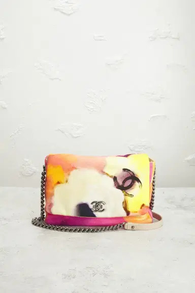 Chanel Chanel Printed Canvas Flower Power Messenger Flap Bag | Thumbnail 2 Chanel Chanel Printed Canvas Flower Power Messenger Flap Bag | Thumbnail 2