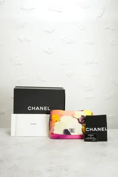 Chanel Chanel Printed Canvas Flower Power Messenger Flap Bag | Thumbnail 9 Chanel Chanel Printed Canvas Flower Power Messenger Flap Bag | Thumbnail 9