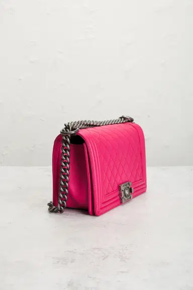 Chanel Chanel Lambskin Boy Bag | Thumbnail 4 Chanel Chanel Lambskin Boy Bag | Thumbnail 4