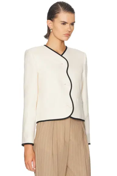 Valentino Crepe Couture Jacket | Thumbnail 2 Valentino Crepe Couture Jacket | Thumbnail 2