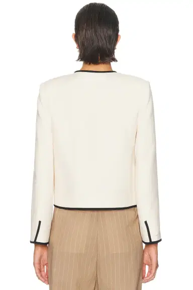 Valentino Crepe Couture Jacket | Thumbnail 3 Valentino Crepe Couture Jacket | Thumbnail 3