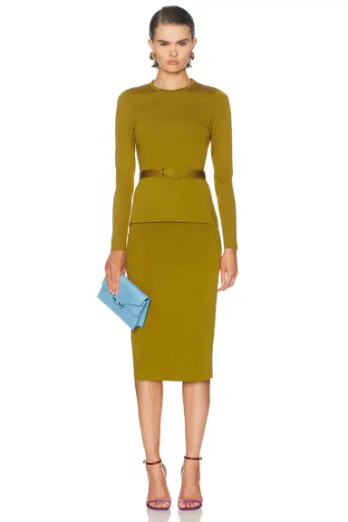 TOM FORD Compact Double Face Pencil Skirt | Thumbnail 5 TOM FORD Compact Double Face Pencil Skirt | Thumbnail 5