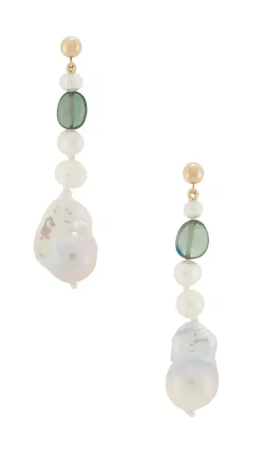 Loren Stewart Poet Pearl Earrings | Thumbnail 4 Loren Stewart Poet Pearl Earrings | Thumbnail 4