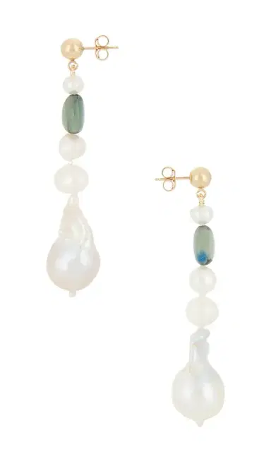 Loren Stewart Poet Pearl Earrings | Thumbnail 5 Loren Stewart Poet Pearl Earrings | Thumbnail 5