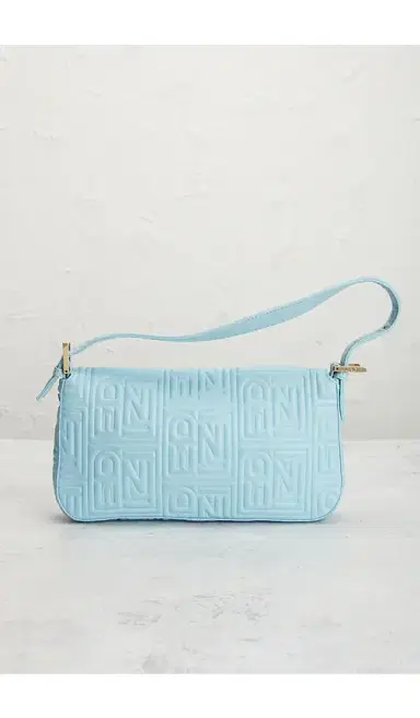 FWRD Renew Fendi Logo Embossed Baguette Shoulder Bag | Thumbnail 3 FWRD Renew Fendi Logo Embossed Baguette Shoulder Bag | Thumbnail 3