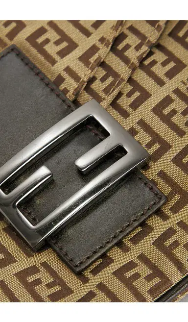 Fendi Zucchino Baguette Shoulder Bag | Thumbnail 6 Fendi Zucchino Baguette Shoulder Bag | Thumbnail 6