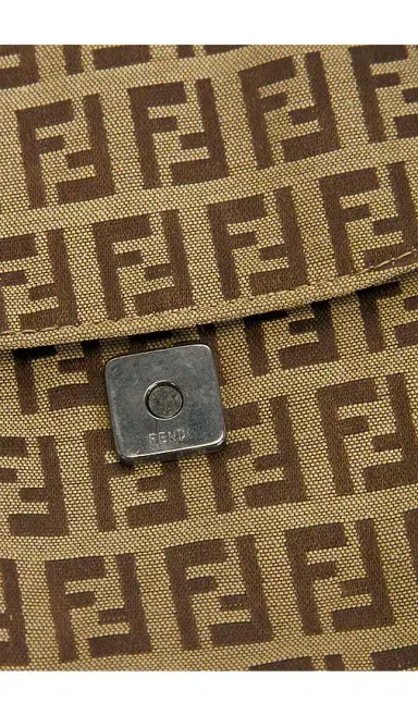 Fendi Zucchino Baguette Shoulder Bag | Thumbnail 7 Fendi Zucchino Baguette Shoulder Bag | Thumbnail 7