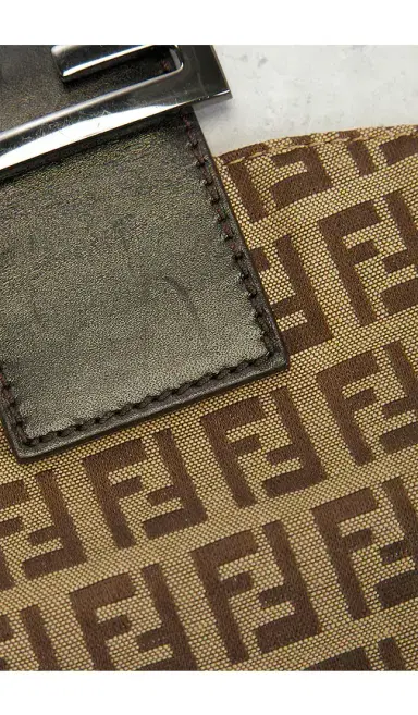 Fendi Zucchino Baguette Shoulder Bag | Thumbnail 8 Fendi Zucchino Baguette Shoulder Bag | Thumbnail 8