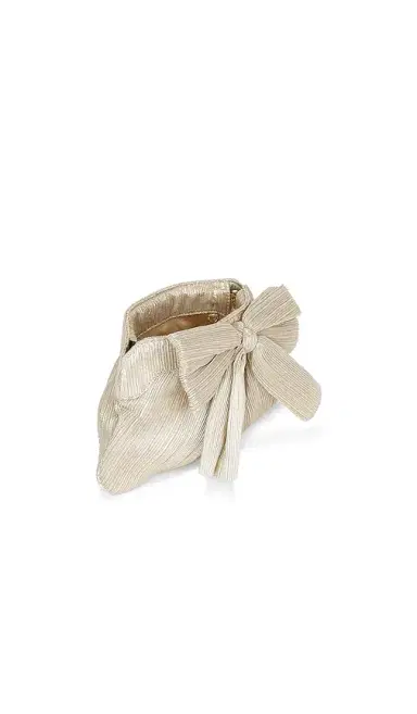 Loeffler Randall Rayne Pleated Bow Clutch | Thumbnail 4 Loeffler Randall Rayne Pleated Bow Clutch | Thumbnail 4