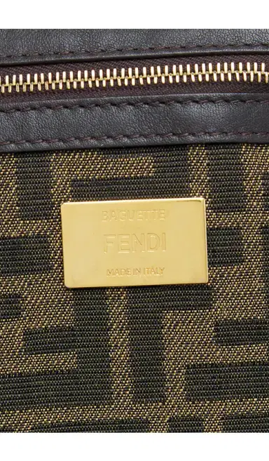 FWRD Renew Fendi FF 1974 Baguette Zucca Brown WSS | Thumbnail 5 FWRD Renew Fendi FF 1974 Baguette Zucca Brown WSS | Thumbnail 5