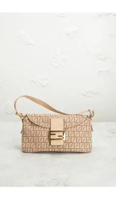 FWRD Renew Fendi Zucchino Baguette Shoulder Bag | Thumbnail 2 FWRD Renew Fendi Zucchino Baguette Shoulder Bag | Thumbnail 2