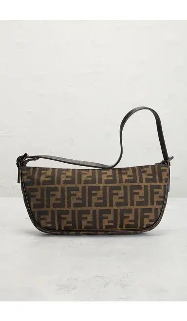 FWRD Renew Fendi Zucca Pochette Shoulder Bag | Thumbnail 3 FWRD Renew Fendi Zucca Pochette Shoulder Bag | Thumbnail 3