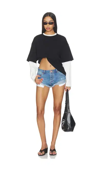 One Teaspoon Pacifica Bandit Low Waist Denim Short | Thumbnail 6 One Teaspoon Pacifica Bandit Low Waist Denim Short | Thumbnail 6
