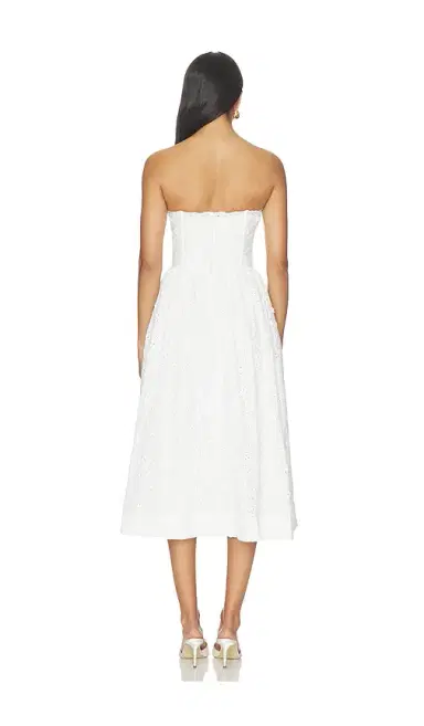 For Love & Lemons Laura Eyelet Midi Dress | Thumbnail 4 For Love & Lemons Laura Eyelet Midi Dress | Thumbnail 4
