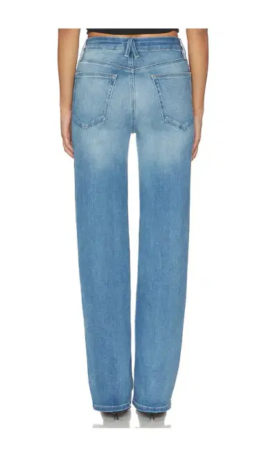 Good American Soft Tech True Straight Jeans | Thumbnail 4 Good American Soft Tech True Straight Jeans | Thumbnail 4