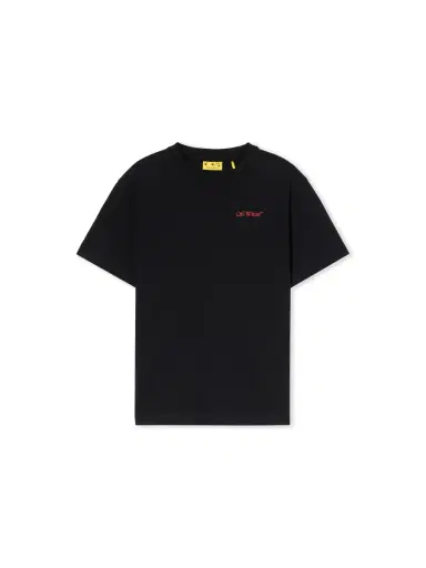 Off-White Arrow Outline Flock Logo T-Shirt | Thumbnail 2 Off-White Arrow Outline Flock Logo T-Shirt | Thumbnail 2