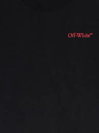 Off-White Arrow Outline Flock Logo T-Shirt | Thumbnail 3 Off-White Arrow Outline Flock Logo T-Shirt | Thumbnail 3