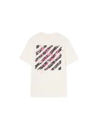 Off-White Diagonal Splat T-Shirt | Thumbnail 1 Off-White Diagonal Splat T-Shirt | Thumbnail 1