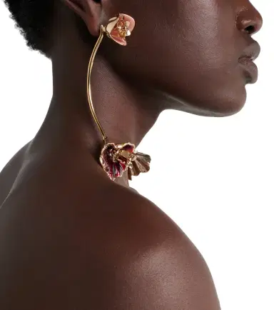 Rabanne Floral drop earrings | Thumbnail 5 Rabanne Floral drop earrings | Thumbnail 5