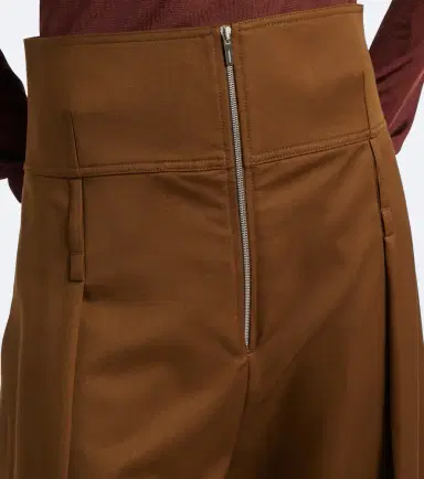 Ferragamo Wool and cashmere barrel-leg pants | Thumbnail 6 Ferragamo Wool and cashmere barrel-leg pants | Thumbnail 6