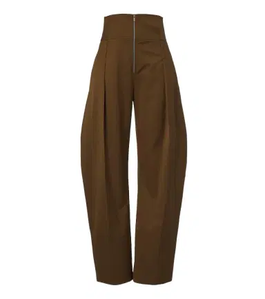 Ferragamo Wool and cashmere barrel-leg pants | Thumbnail 1 Ferragamo Wool and cashmere barrel-leg pants | Thumbnail 1