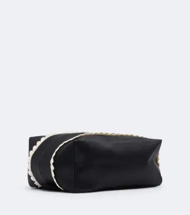 Magda Butrym Crochet-trimmed clutch | Thumbnail 2 Magda Butrym Crochet-trimmed clutch | Thumbnail 2