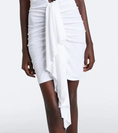 Christopher Esber Salacia ruched jersey minidress | Thumbnail 2 Christopher Esber Salacia ruched jersey minidress | Thumbnail 2