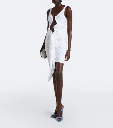 Christopher Esber Salacia ruched jersey minidress | Thumbnail 3 Christopher Esber Salacia ruched jersey minidress | Thumbnail 3