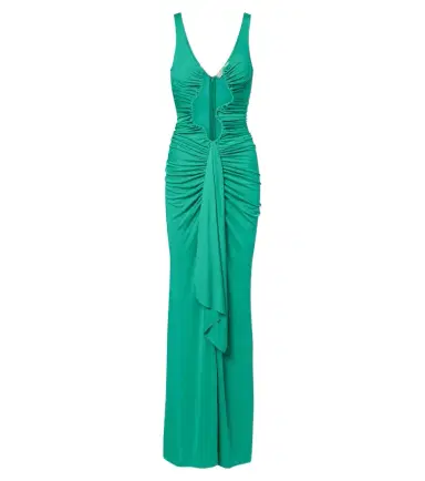 Christopher Esber Salacia ruched jersey maxi dress | Thumbnail 1 Christopher Esber Salacia ruched jersey maxi dress | Thumbnail 1