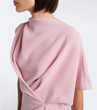 Roksanda Elva asymmetric crêpe midi dress | Thumbnail 3 Roksanda Elva asymmetric crêpe midi dress | Thumbnail 3