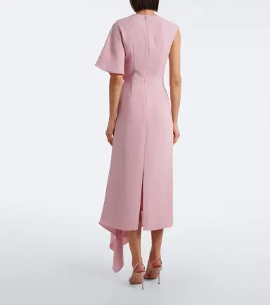 Roksanda Elva asymmetric crêpe midi dress | Thumbnail 5 Roksanda Elva asymmetric crêpe midi dress | Thumbnail 5