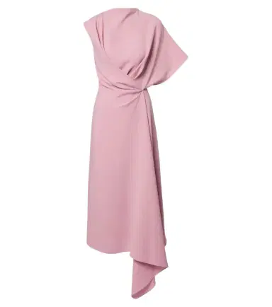 Roksanda Elva asymmetric crêpe midi dress | Thumbnail 1 Roksanda Elva asymmetric crêpe midi dress | Thumbnail 1