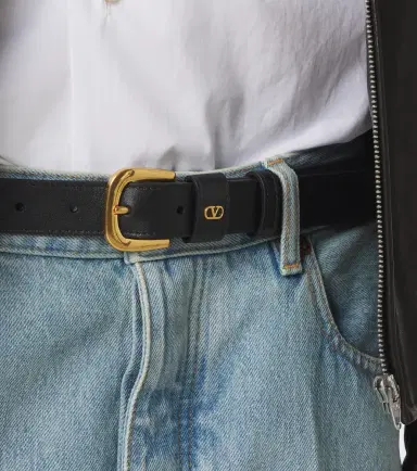 Valentino Garavani VLogo leather belt | Thumbnail 3 Valentino Garavani VLogo leather belt | Thumbnail 3