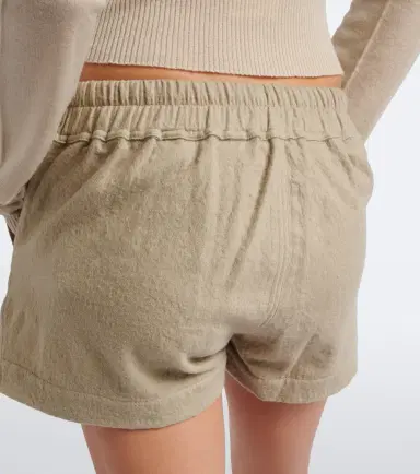 Rick Owens Fog cotton and wool shorts | Thumbnail 4 Rick Owens Fog cotton and wool shorts | Thumbnail 4