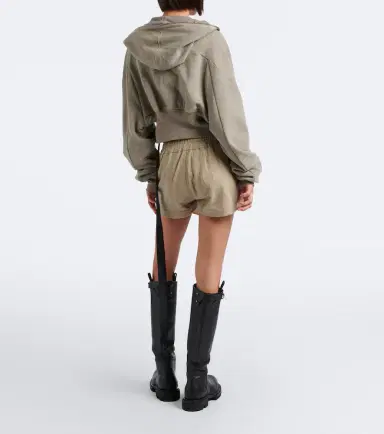 Rick Owens Fog cotton and wool shorts | Thumbnail 5 Rick Owens Fog cotton and wool shorts | Thumbnail 5