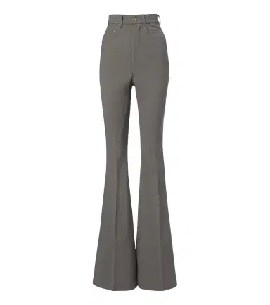 Rick Owens Bolan high-rise wool-blend flared pants | Thumbnail 1 Rick Owens Bolan high-rise wool-blend flared pants | Thumbnail 1