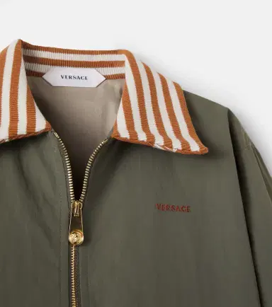 Versace Kids Logo blouson jacket | Thumbnail 3 Versace Kids Logo blouson jacket | Thumbnail 3