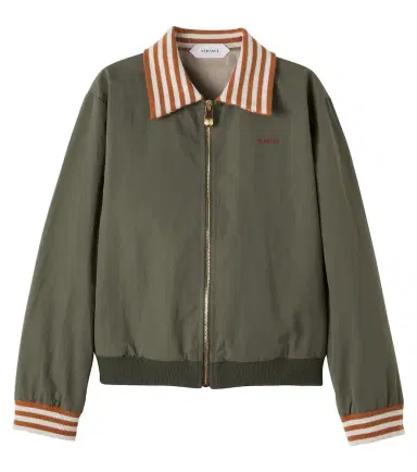 Versace Kids Logo blouson jacket | Thumbnail 1 Versace Kids Logo blouson jacket | Thumbnail 1