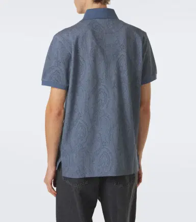 Etro Paisley cotton piqué polo shirt | Thumbnail 4 Etro Paisley cotton piqué polo shirt | Thumbnail 4