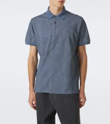 Etro Paisley cotton piqué polo shirt | Thumbnail 5 Etro Paisley cotton piqué polo shirt | Thumbnail 5