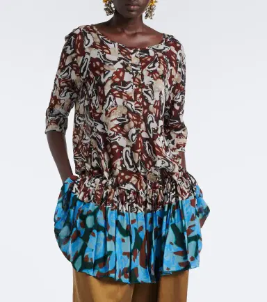 Dries Van Noten Printed minidress | Thumbnail 2 Dries Van Noten Printed minidress | Thumbnail 2