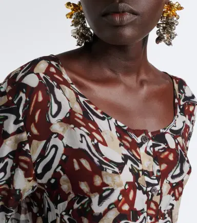Dries Van Noten Printed minidress | Thumbnail 6 Dries Van Noten Printed minidress | Thumbnail 6