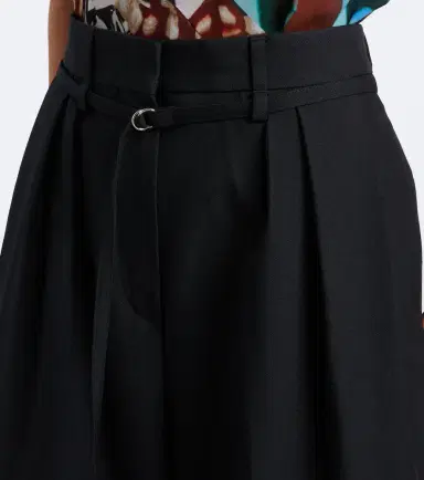 Dries Van Noten Belted pleated wool wide-leg pants | Thumbnail 6 Dries Van Noten Belted pleated wool wide-leg pants | Thumbnail 6