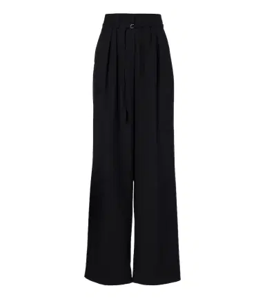 Dries Van Noten Belted pleated wool wide-leg pants | Thumbnail 1 Dries Van Noten Belted pleated wool wide-leg pants | Thumbnail 1