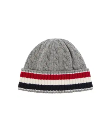 Thom Browne Virgin wool beanie | Thumbnail 1 Thom Browne Virgin wool beanie | Thumbnail 1