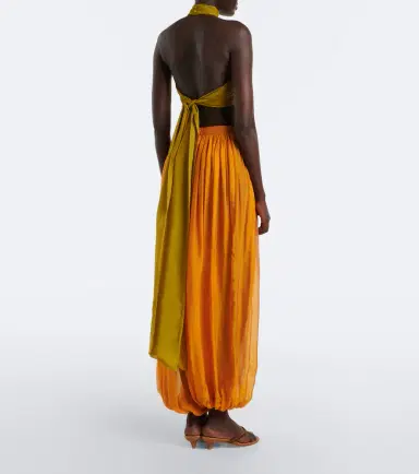 Retrofete Retrofête Evolet chiffon balloon pants | Thumbnail 3 Retrofete Retrofête Evolet chiffon balloon pants | Thumbnail 3
