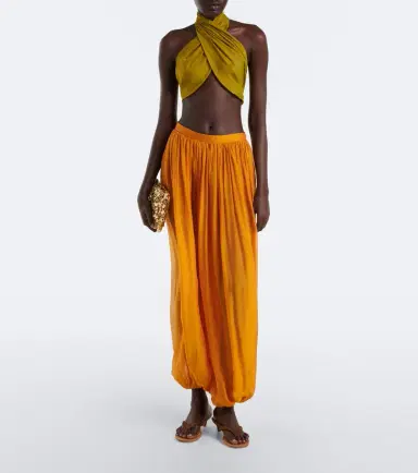Retrofete Retrofête Evolet chiffon balloon pants | Thumbnail 4 Retrofete Retrofête Evolet chiffon balloon pants | Thumbnail 4