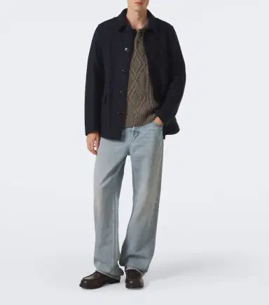 Frame Cable-knit wool and alpaca-blend polo sweater | Thumbnail 5 Frame Cable-knit wool and alpaca-blend polo sweater | Thumbnail 5